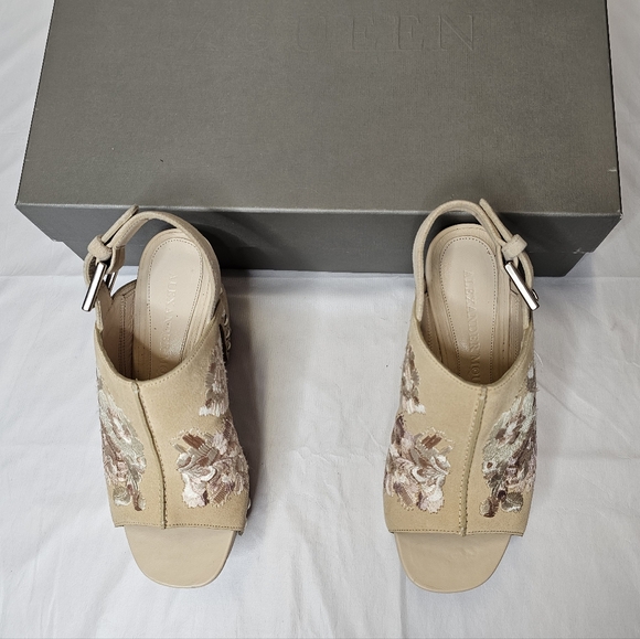 Alexander Mcqueen Sandal Pelle S.Gomma Calico 161 Heels - Picture 7 of 13